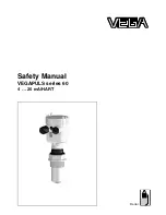 Предварительный просмотр 1 страницы Vega VEGAPULS 61 Safety Manual