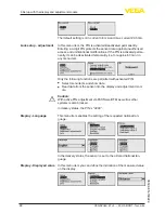 Предварительный просмотр 44 страницы Vega VEGAPULS 63 Operating Instructions Manual