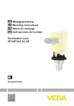 Preview for 1 page of Vega VEGAPULS 64 Mounting Instructions