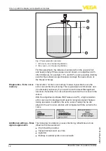 Предварительный просмотр 12 страницы Vega VEGAPULS 66 Foundation Fieldbus Standpipe version Quick Setup Manual