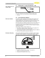 Предварительный просмотр 34 страницы Vega VEGAPULS 67 Operating Instructions Manual