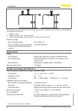 Предварительный просмотр 70 страницы Vega VEGAPULS 69 Operating Instructions Manual