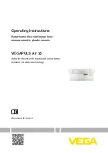 Предварительный просмотр 1 страницы Vega VEGAPULS Air 23 Operating Instructions Manual