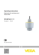 Vega VEGAPULS C 11 Operating Instructions Manual предпросмотр