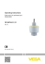 Preview for 1 page of Vega VEGAPULS C 21 Operating Instructions Manual