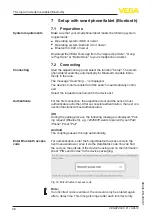 Preview for 20 page of Vega VEGAPULS C 21 Operating Instructions Manual