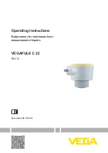 Preview for 1 page of Vega VEGAPULS C 22 Operating Instructions Manual