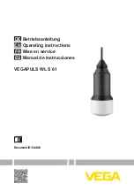 Vega VEGAPULS WL S 61 Operating Instructions Manual preview