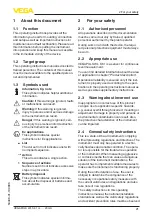 Preview for 21 page of Vega VEGAPULS WL S 61 Operating Instructions Manual