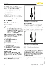 Preview for 26 page of Vega VEGAPULS WL S 61 Operating Instructions Manual