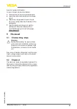 Preview for 33 page of Vega VEGAPULS WL S 61 Operating Instructions Manual