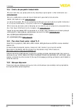 Preview for 60 page of Vega VEGAPULS WL S 61 Operating Instructions Manual