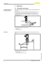 Предварительный просмотр 6 страницы Vega VEGASON 61 Quick Setup Manual