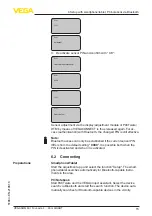 Preview for 15 page of Vega VEGASON 63 Quick Setup Manual