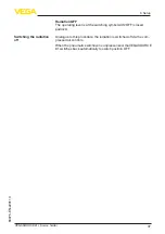 Preview for 37 page of Vega VEGASOURCE 81 Operating Instructions Manual