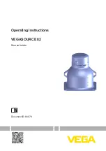 Preview for 1 page of Vega VEGASOURCE 82 Operating Instructions Manual