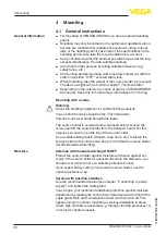 Preview for 20 page of Vega VEGASOURCE 82 Operating Instructions Manual