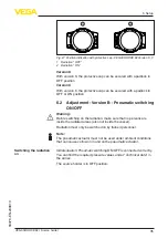 Preview for 35 page of Vega VEGASOURCE 82 Operating Instructions Manual