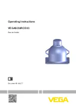 Vega VEGASOURCE 83 Operating Instructions Manual предпросмотр