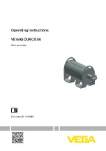 Предварительный просмотр 1 страницы Vega VEGASOURCE 86 Operating Instructions Manual