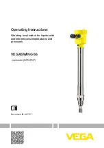 Vega VEGASWING 66 Operating Instructions Manual preview