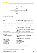 Preview for 33 page of Vega VEGASWING 66 Operating Instructions Manual