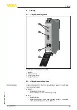 Preview for 13 page of Vega VEGATOR 112 Operating Instructions Manual