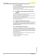 Preview for 6 page of Vega VEGATOR 131 Operating Instructions Manual