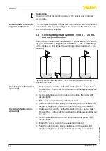 Предварительный просмотр 16 страницы Vega VEGATOR 141 Operating Instructions Manual