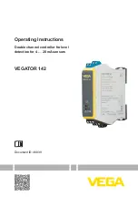 Vega VEGATOR 142 Operating Instructions Manual предпросмотр