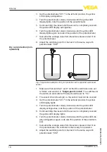 Предварительный просмотр 18 страницы Vega VEGATOR 142 Operating Instructions Manual