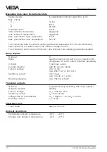 Preview for 10 page of Vega VEGATOR 256C Operating	 Instruction