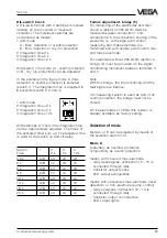 Preview for 33 page of Vega VEGATOR 256C Operating	 Instruction