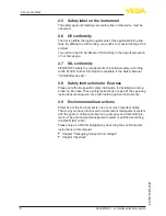 Preview for 6 page of Vega VEGAVIB 62 Operating Instructions Manual