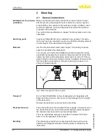 Предварительный просмотр 10 страницы Vega VEGAVIB 62 Operating Instructions Manual