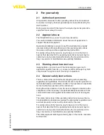 Preview for 5 page of Vega VEGAVIB 63 Operating Instructions Manual