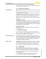 Preview for 8 page of Vega VEGAVIB 63 Operating Instructions Manual