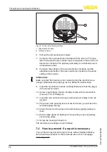 Preview for 28 page of Vega VEGAWAVE 62 Operating Instructions Manual