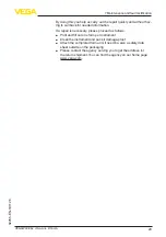 Preview for 29 page of Vega VEGAWAVE 62 Operating Instructions Manual