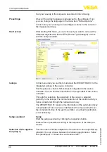 Preview for 40 page of Vega WEIGHTRAC 31 Operating Instructions Manual