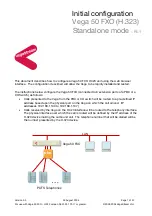 Preview for 1 page of VegaStream H.323 Configuration