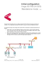 Preview for 1 page of VegaStream Vega 50 FXS H.323 Manual