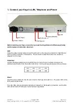 Preview for 3 page of VegaStream Vega 50 FXS H.323 Manual