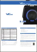 VeGue VS-0808 User Manual preview