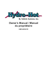 Vehicle Systems Hydro-Hot H2E-200-01E Owner'S Manual preview