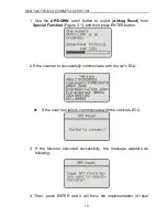 Preview for 18 page of Vehicletool Mini VAG505A Manual