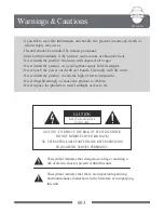 Preview for 4 page of Veilux IR PTZ VP-60IR Series User Manual