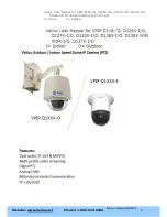 Preview for 1 page of Veilux VPIP-D118-/O User Manual