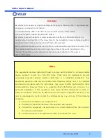 Preview for 2 page of Veilux VSIP-2 Owner'S Manual
