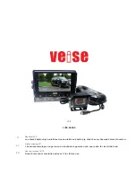 Preview for 1 page of veise 1705-00006 User Instructions